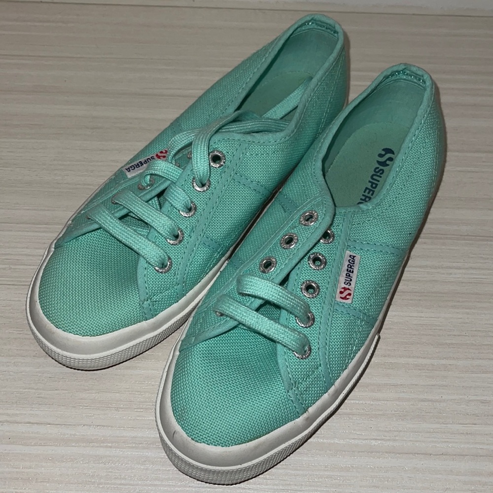Superga Teal Women’s Sneakers